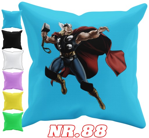 POSZEWKA NA PODUSZKĘ JAŚKA DO PRZEDSZKOLA THOR + IMIĘ GRATIS