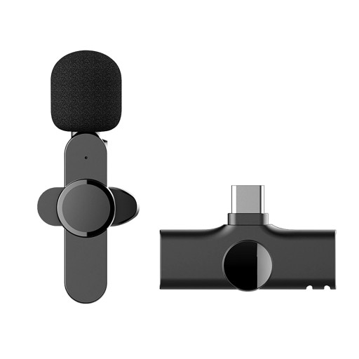 Bluetooth Wireless Lavalier Microphone Remote Control Microphone with