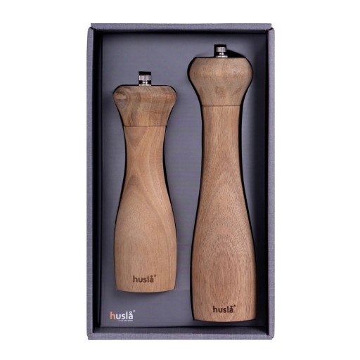 Zestaw Młynków Akacjowych Husla 23 i 18 cm 73911