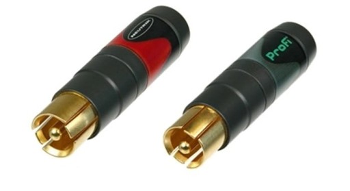 Neutrik NF2C-B/2 wtyk RCA męski para