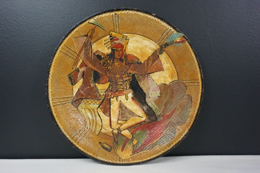 Patera obraz taniec Zbójnicki Stryjeńska Art Deco