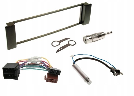 SEAT LEON RAMKA RADIA 1DIN WTYK ISO KLUCZE ANTENA