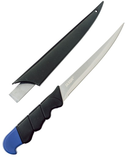 NÓŻ WĘDKARSKI JAXON DO FILETOWANIA RYB 27cm+kabura