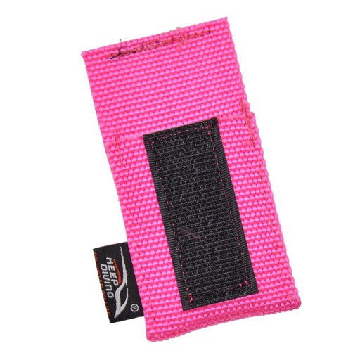 Scuba Cutter Holder Cover Scabbard with D Ring Protective Webbing Rose Red