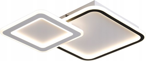 Żyrandol PLAFON 45 cm kwadrat lampa sufitowa salon