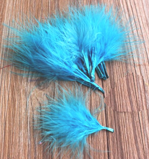 PIÓRA MARABOU STRONG 7-10 cm TURKUSOWE substytut