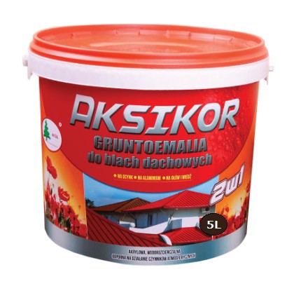 FARBA GRUNTOEMALIA NA DACH OCYNK ALUMINIUM 5L