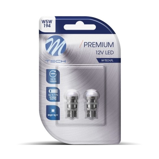 Retrofit 12V M-Tech LED W5W z diody OSRAM