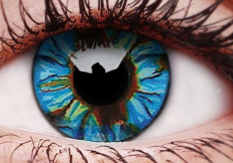 Soczewka Colourvue Crazy Blue Streak -0,00