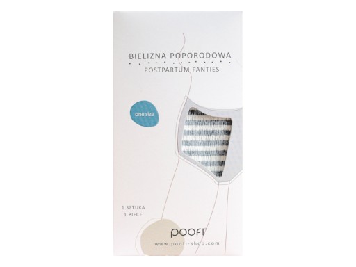 BIELIZNA POPORODOWA POOFI MAJTKI WIELORAZOWE ROZMIAR UNIWERSALNY ONE SIZE