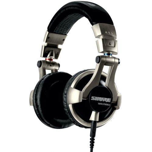 Shure SRH750DJ słuchawki wokółuszne SRH 750 DJ dla profesjonalisty