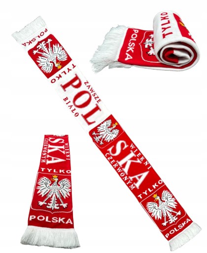 SZALIK KIBICA *POLSKA* HD SUPER ELASTIC, REPREZENTACJA POLSKI, EURO 2024