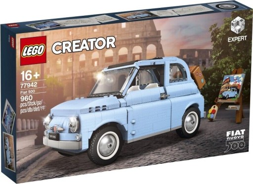 LEGO CREATOR 77942 - FIAT 500 - WERSJA BŁĘKITNA - NOWY i ORYGINALNY ZESTAW