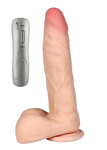 IDEALNIE ODWZOROWANY PENIS 7 FUNKCJI PRZYSSAWKA