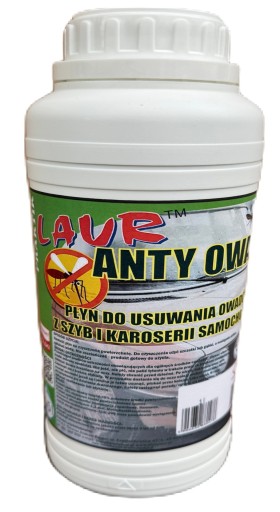 PŁYN DO USUWANIA OWADÓW Z KAROSERI I SZYB SAMOCHODÓW ANTY OWAD (OP.1L) Laur