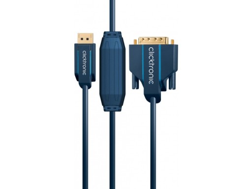 Kabel DisplayPort / DVI 3m Clicktronic