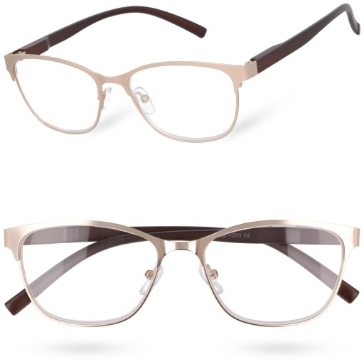 Okulary korekcyjne plusy do czytania +2.00