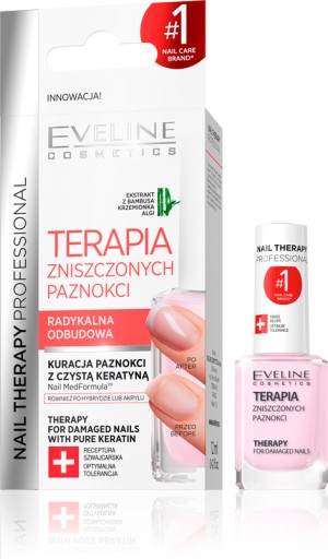 EVELINE TERAPIA ZNISZCZONYCH PAZNOKCI ODŻYWKA 12ML
