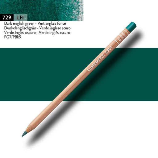 Kredka Caran D`Ache nr.729 Dark English Green
