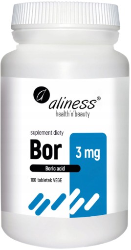 Aliness BOR 3 mg kwas borowy 100 tabletek