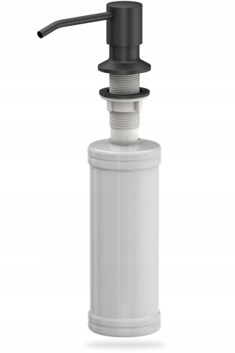 DOZOWNIK PŁYNÓW DO ZLEWU CZARNY BLACK 320ml 360°