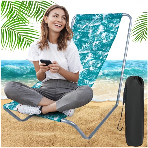 Leżak Plażowy FOTEL OGRODOWY Plażowy KRZESŁO