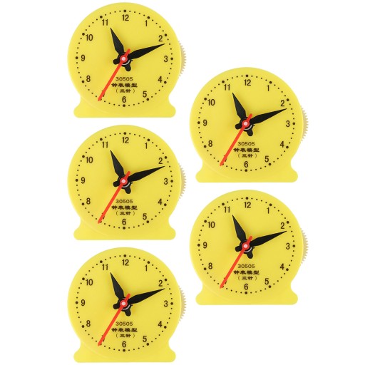 Learn To Read Time Clock Teaching Model Puzzle