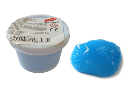 SLIME GLUTEK MASA PLASTYCZNA SENSORYCZNA ROZCIĄGLIWA GALARETA RÓŻNE KOLORY
