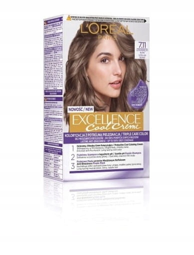 LOREAL EXCELLENCE FARBA 7.11 BLOND