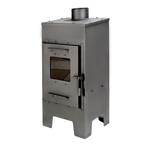 Piec stalowy 7,5KW, koza 90m2. POLSKA PRODUKCJA.