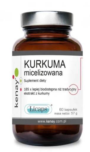 Kurkuma micelizowana Kenay kapsułki 60 szt.