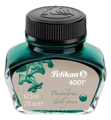Atrament 4001 do pióra zielony 62,5ml PELIKAN