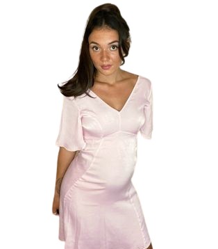 BLUME MATERNITY RÓŻOWA SUKIENKA CIĄŻOWA 36 S 1VAH