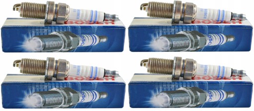BOSCH 4x ŚWIECE ZAPŁONOWE VW GOLF IV V VI 1.4 1.6 2.0 PASSAT B5 1.6 1.8 2.0