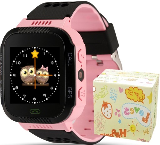 SMARTWATCH ZEGAREK DLA DZIECI SIM GPS LED KAM LOKALIZATOR ROMOWY