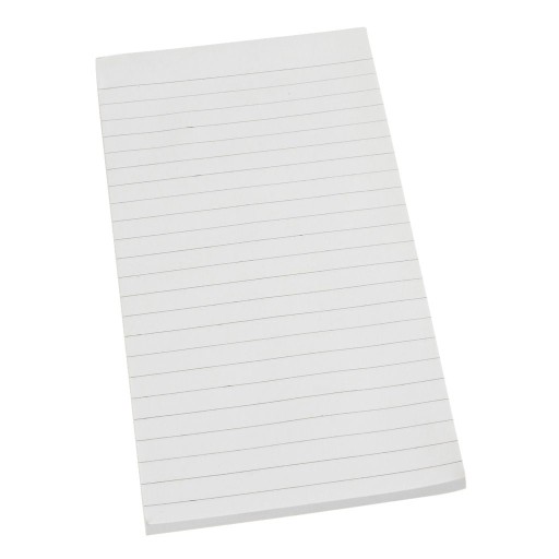 NOTATNIK MAGNETYCZNY NOTES + MAGNES 10x20cm 50kart