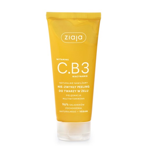 Ziaja Witamina C.B3 Niacynamid nie-zwykły peeling do twarzy w żelu - 100ml