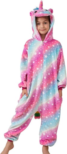 ONESIE KOMBINEZON PIŻAMA DLA DZIECKA JEDNOROŻEC