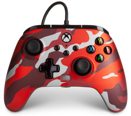 PowerA Pad przewodowy XO XSX PC Metallic Red Camo