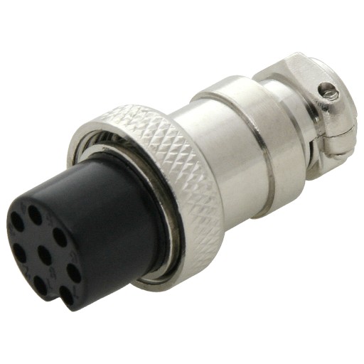 WTYK GNIAZDO CB 8PIN MIKROFONOWY 8P 8 PIN NA KABEL PRZEWÓD