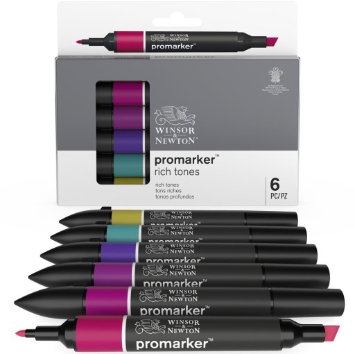 Zestaw Promarker - W&N - Rich Tones, 6 szt.