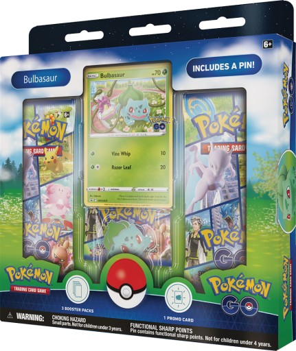 Pokémon TCG: Pokémon GO Pin Collection Bulbasaur