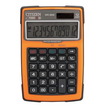 Kalkulator biurowy CITIZEN WR-3000NRORE Outdoor