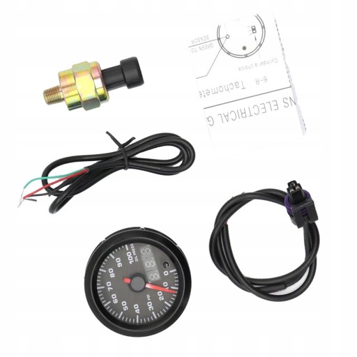 Manometr ciśnienia oleju 7 miernik ów DC12V