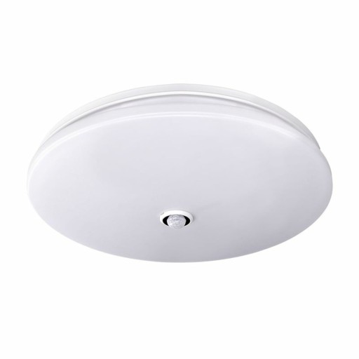 Solight LED lampa sufitowa PLAIN z czujnikiem PIR, 18W, 1260lm, 3000K, okrągła