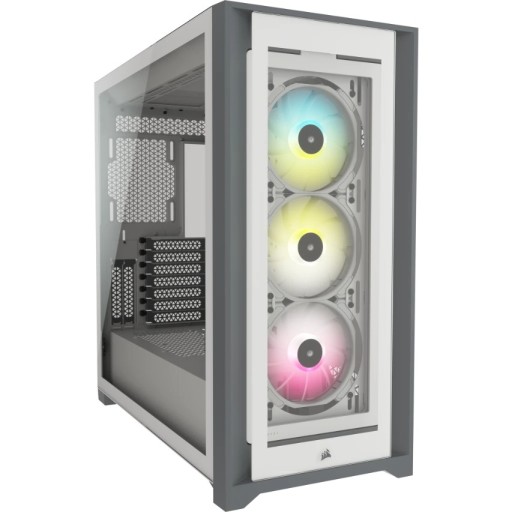CORSAIR Obudowa 5000X RGB TG Mid Tower biała