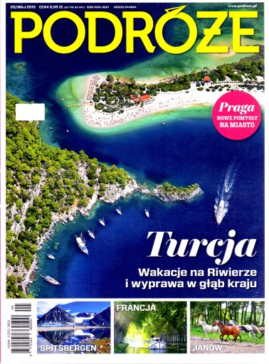 Podróże nr 5/2015. Turcja. Wakacje na Riwierze.