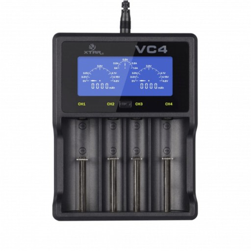 ŁADOWARKA DO AKUMULATORÓW XTAR VC4 18650 26650 LCD