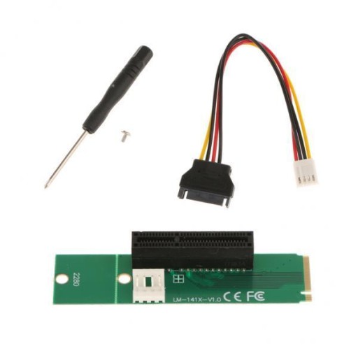 2x M2 M.2 i adapter PCI-E 4x 1x