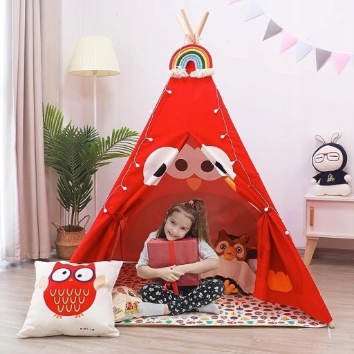 Namiot tipi dla dzieci domek 12 m + SOWA